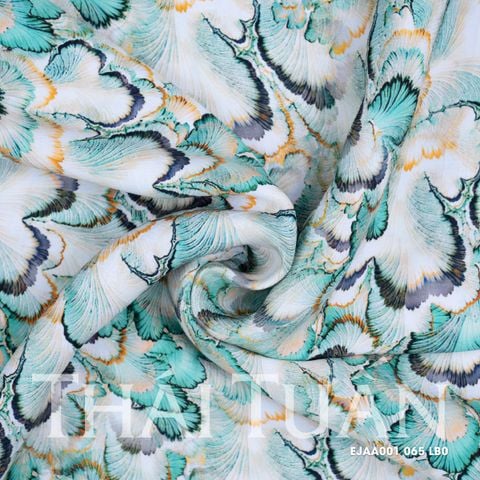 EJAA001065LB0 Vải In Bông Đều Cao Cấp Họa Tiết 1m5 x 2m