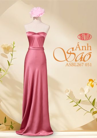 ASBL267051 Vải Lụa Ánh Sao Trơn Màu Hồng
