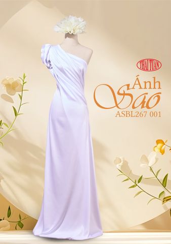 ASBL267001 Vải Lụa Ánh Sao Trơn Trắng Ánh Xanh