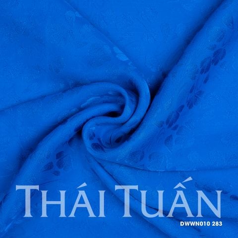 Vải Gấm Xuân Hồng Màu Xanh Khổ 1m15 x 2m5 DWWN010283