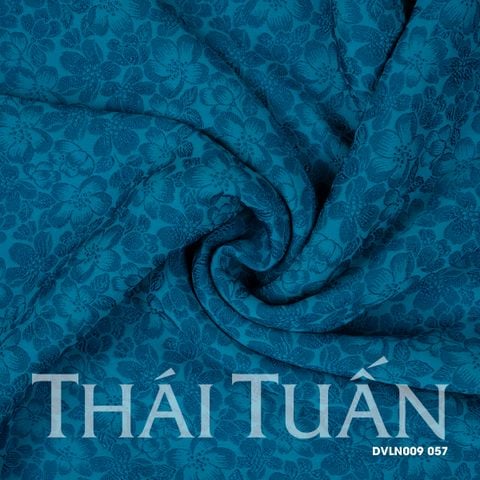 Vải Gấm Hồng Mai Co Giãn Màu Xanh Khổ 1m15 x 2m5 DVLN009057