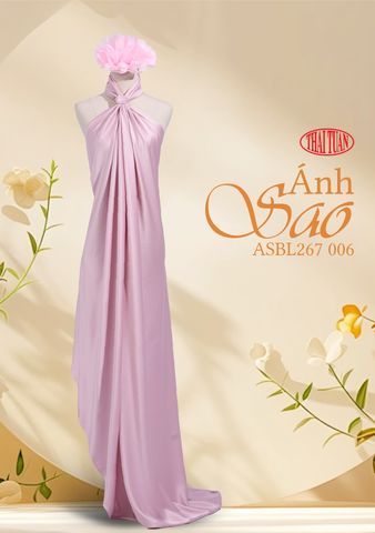 ASBL267006 Vải Lụa Ánh Sao Màu Hồng