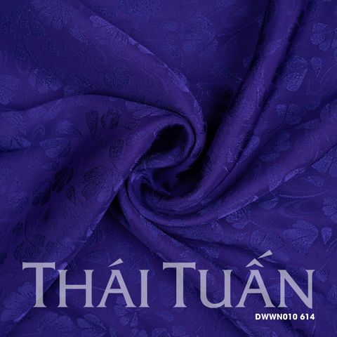 DWWN010614 Vải Gấm Xuân Hồng Màu Tím Khổ 1m15 x 2m5