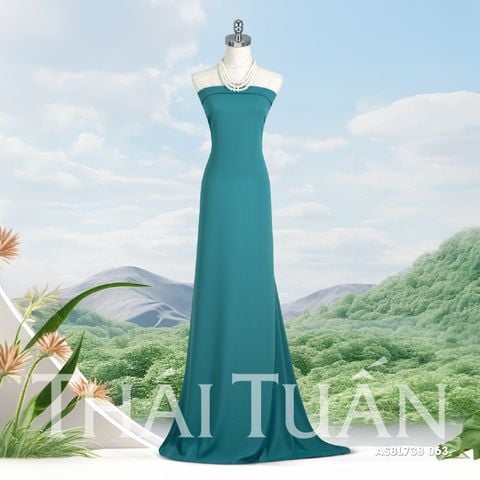 ASBL738063 Vải Trơn Nhịp Khúc Màu Xanh Khổ 1m5 x 1m2