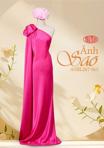 ASBL267062 Vải Lụa Ánh Sao Màu Hồng Sáng