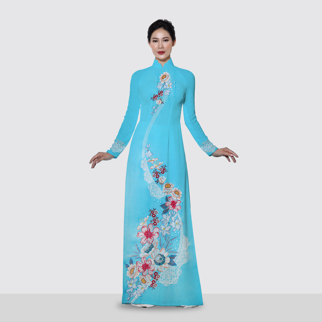 Ao dai clearance theu