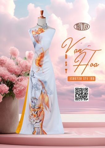 ASB6720S74IUD Vải Vạn Hoa Đính Đá Cao Cấp 1m50 x 2m3