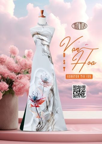 Vải Vạn Hoa Đính Đá Cao Cấp 1m50 x 2m3 ASB6720T41IXN