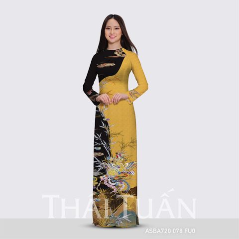 ASB6720M66FU0 Vải Áo Dài Đính Đá Cao Cấp Khổ 1m50 x Dài 2m3