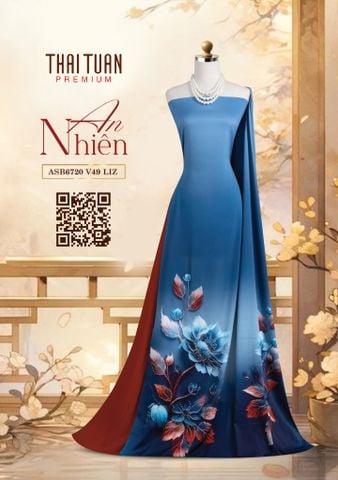 ASB6720V49LIZ Vải Áo Dài Satin Hương Thơm Kháng Khuẩn Khổ 1m50 x Dài 2m3