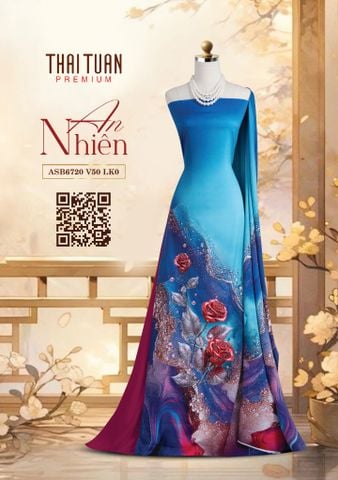 ASB6720V50LK0 Vải Áo Dài Satin Hương Thơm Kháng Khuẩn Khổ 1m50 x Dài 2m3