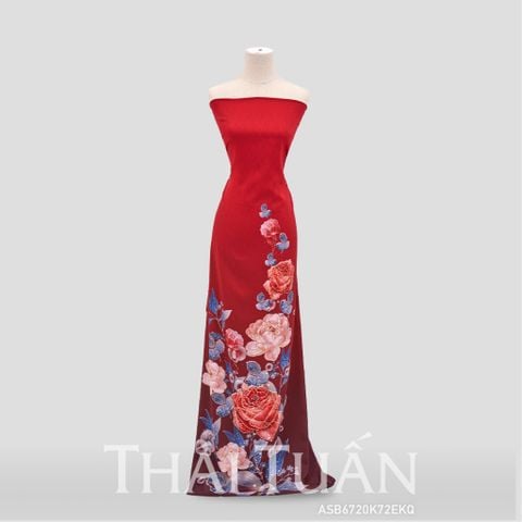 Vải Áo Dài Đính Đá Hương Thơm Kháng Khuẩn Cao Cấp Khổ 1m5x2m3 ASB6720K72EKQ