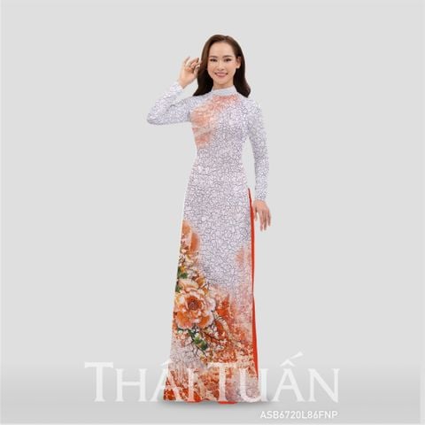 Vải Áo Dài Đính Đá Hương Thơm Kháng Khuẩn Cao Cấp Khổ 1m5x2m3 ASB6720L86FNP