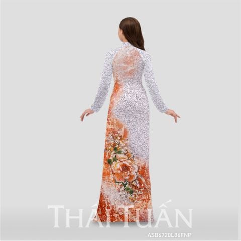 Vải Áo Dài Đính Đá Hương Thơm Kháng Khuẩn Cao Cấp Khổ 1m5x2m3 ASB6720L86FNP