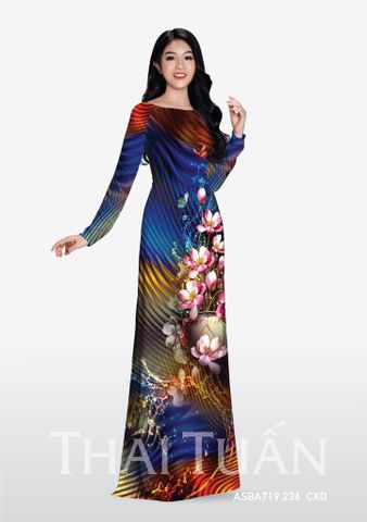 ASBA719236DCXD Vải Áo Dài Thái Tuấn Premium Khổ 1m50 x Dài 2m3