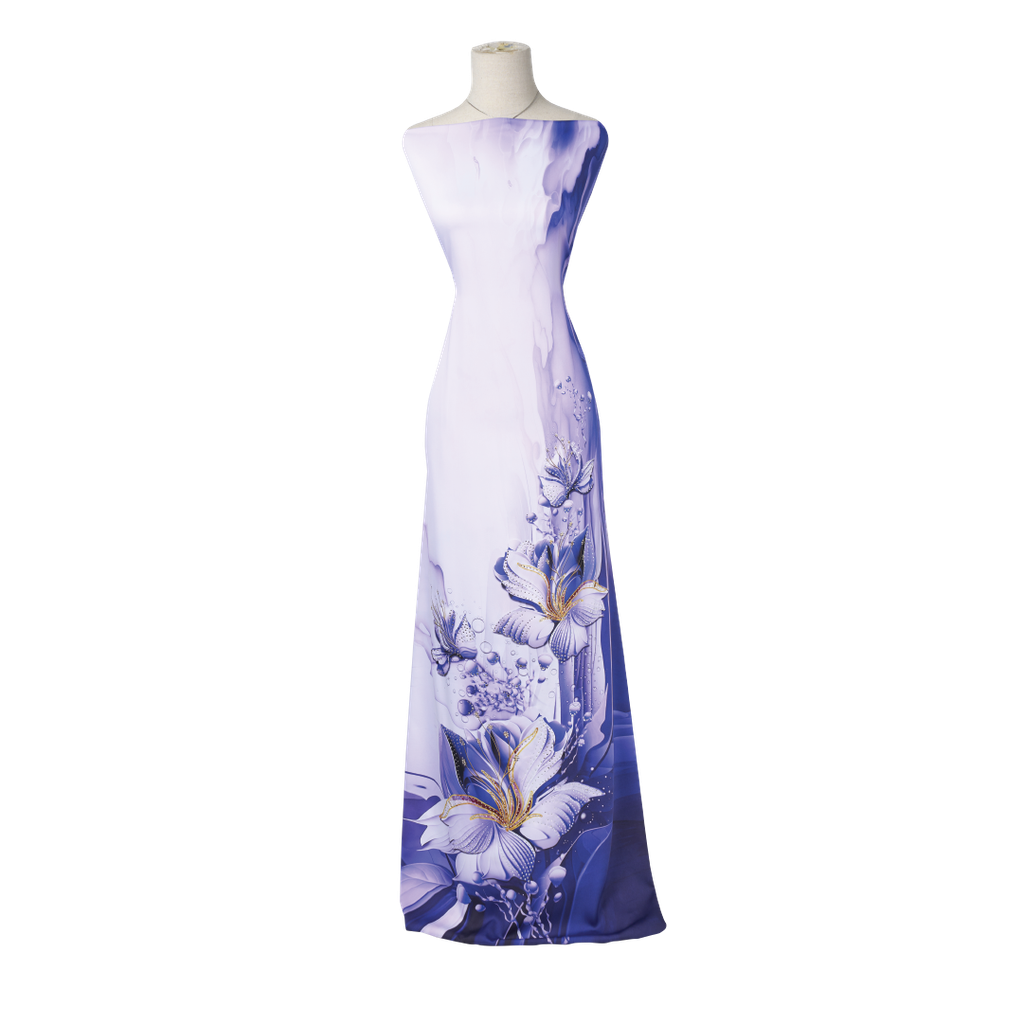 Vải Áo Dài Satin Hương Thơm Kháng Khuẩn Khổ 1mx2m3 ASBA720014DHQ