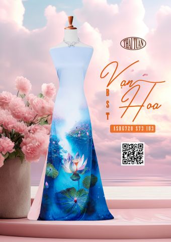 ASBA720014IU3 Vải Vạn Hoa Cao Cấp 1m50 x 2m3