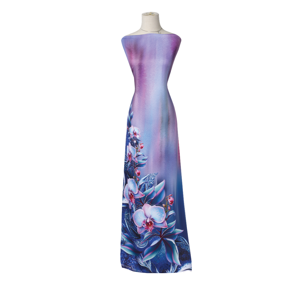 Vải Áo Dài Satin Hương Thơm Kháng Khuẩn Khổ 1mx2m3 ASBA720614DHN