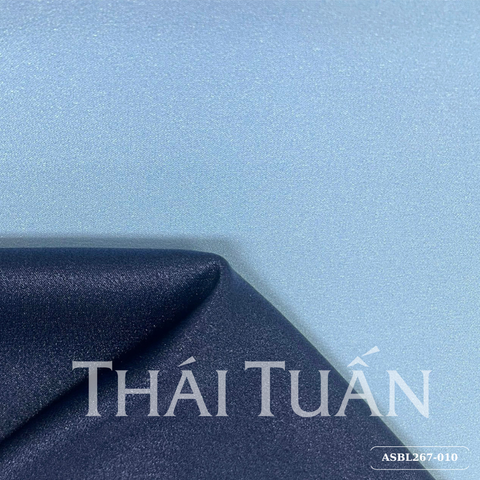 ASBL267010 Vải Lụa Ánh Sao Trơn Xanh Nhạt