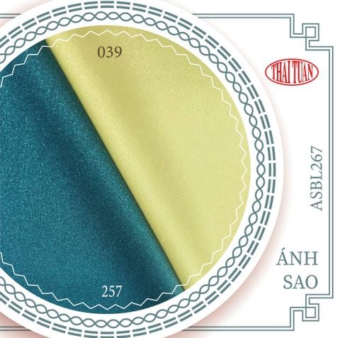 Ánh Sao Màu Xanh Cổ Vịt Khổ 1m5 x 24m ASBL267257Vải