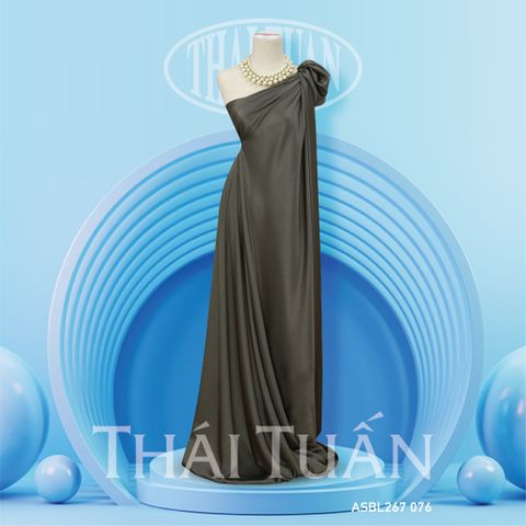 ASBL267076 Vải Lụa Ánh Sao Trơn Màu Đen Ánh