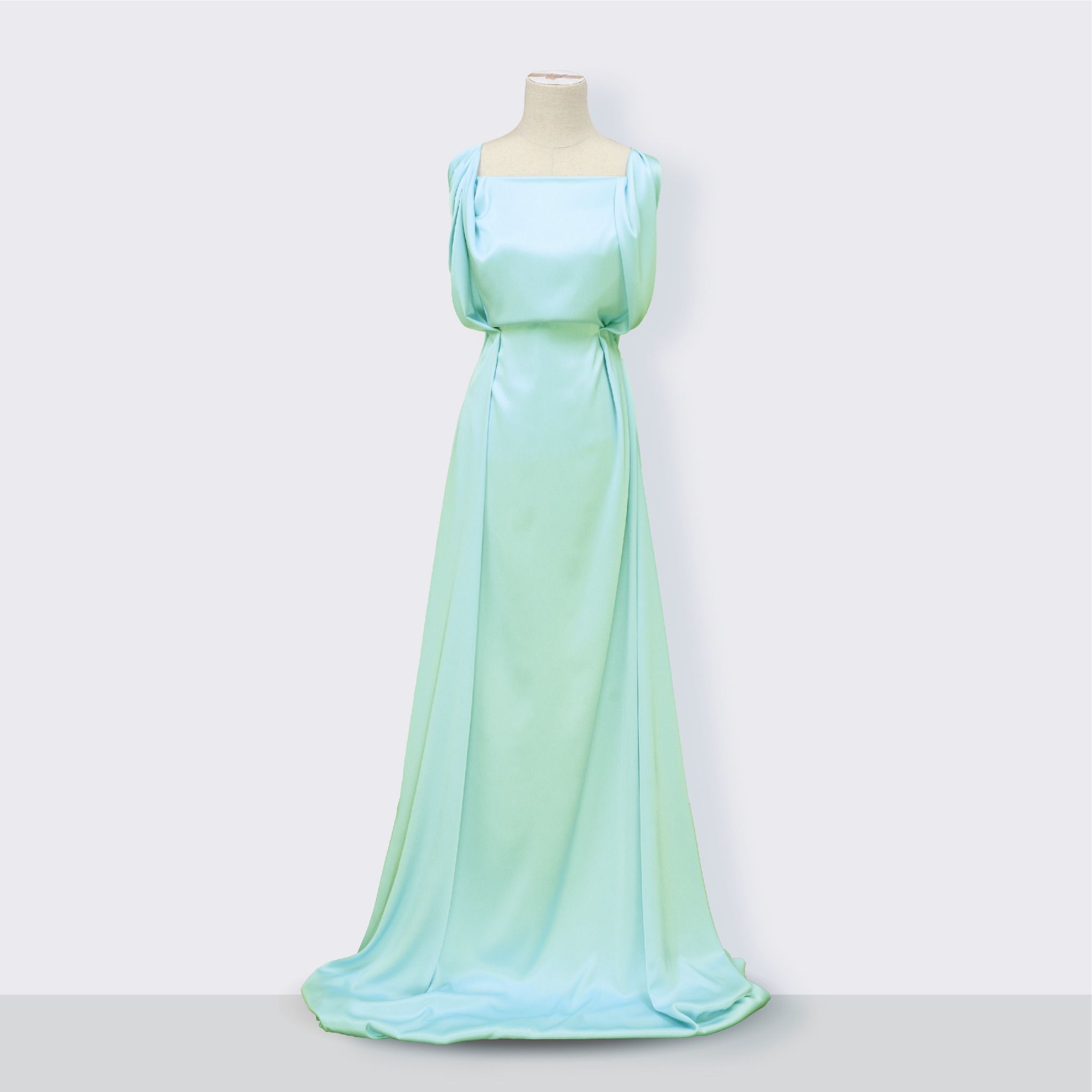 ASBL267204 Vải Lụa Ánh Sao Trơn Màu Ngọc Ánh