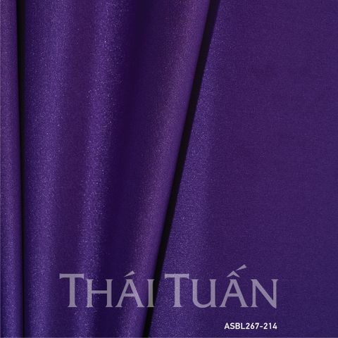 Vải Lụa Ánh Sao Trơn Tím Đậm ASBL267214