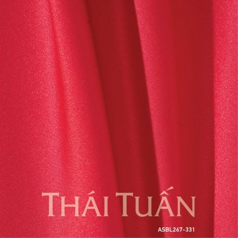 ASBL267331 Vải Lụa Ánh Sao Màu Đỏ