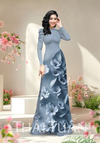 ASB6720T36K3R Vải Vạn Hoa Đính Đá Cao Cấp 1m50 x 2m3