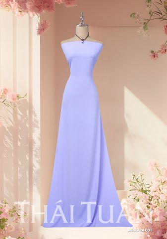 ASBL724001 Vải Trơn Sương Tuyến Màu Trắng Sáng Khổ Lớn