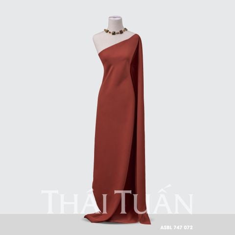 ASBL747072 Vải Lụa Tuyết Giang Màu Đỏ Đô 1m2