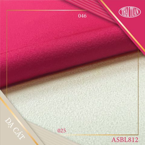 ASBL812046 Vải Lụa Dạ Cát Màu Hồng - 150x110 cm