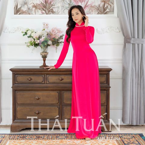 ASBL812046 Vải Lụa Dạ Cát Màu Hồng - 150x110 cm