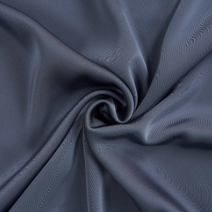 ASBL946011 Vải Lụa Trơn Satin Màu Xám Khổ 1m50 x 2m