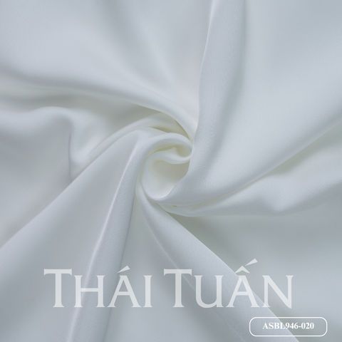 Vải Lụa Trơn Satin Màu Trắng Khổ 1m5x2m ASBL946020
