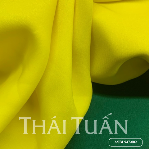 ASBL947002 Vải Trơn Thái Tuấn Màu Vàng Khổ 1m5 x 1m2
