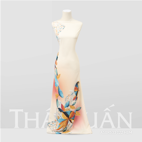 ASBR533HBM Vải Sắc Phương Nam In Hoa Văn Nhiều Màu Khổ 1m50 x 2m1