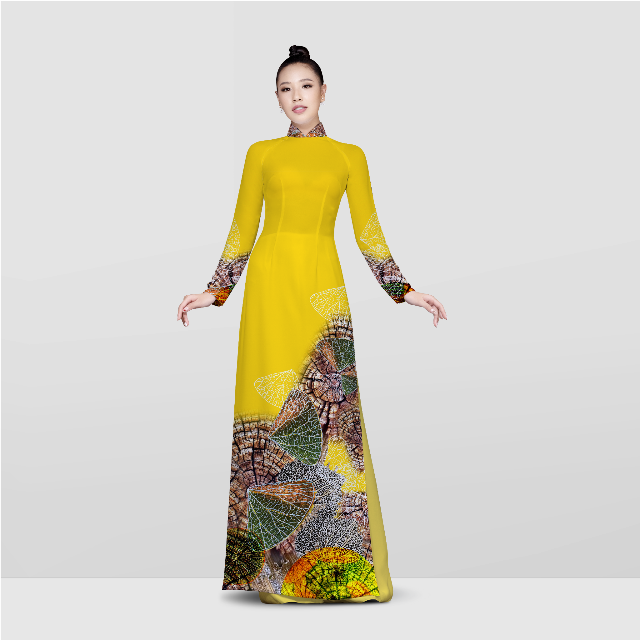 ASBR533HBP Vải Sắc Phương Nam In Hoa Văn Nhiều Màu Khổ 1m50 x Dài 2m1