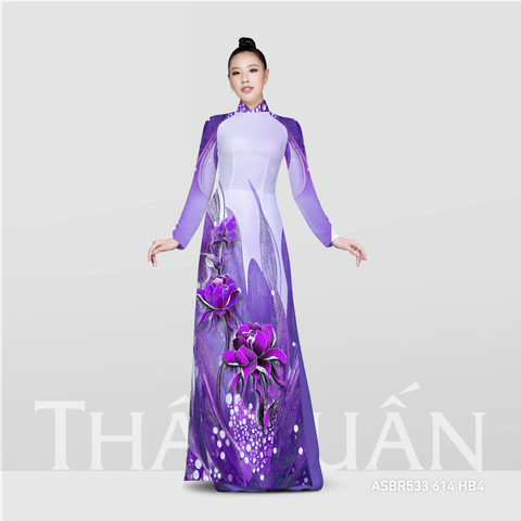 ASBR533HB4 Vải Sắc Phương Nam In Hoa Văn Nhiều Màu Khổ 1m50 x Dài 2m1