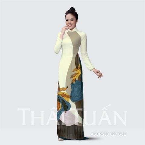ASBR533027G6E Vải Áo Dài In Kháng Khuẩn Khổ 1m50 x 2m1