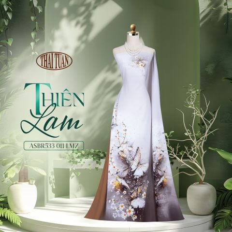 ASBR533011LMZ Vải Áo Dài Sắc Phương Nam Thiên Lam Kháng Khuẩn Khổ 1m50 x 2m1