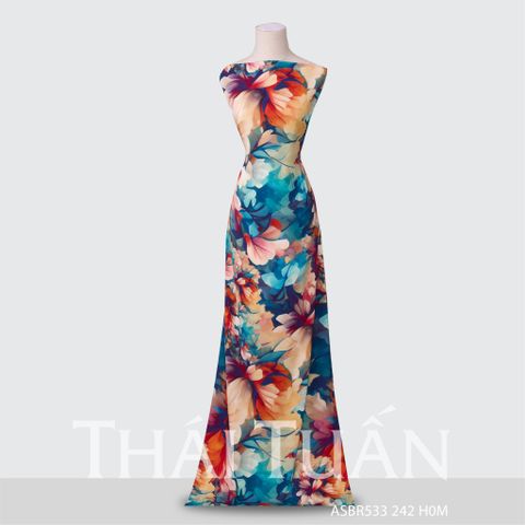 ASBR533242H0M Vải In Bông Đều Kháng Khuẩn Khổ 1m50