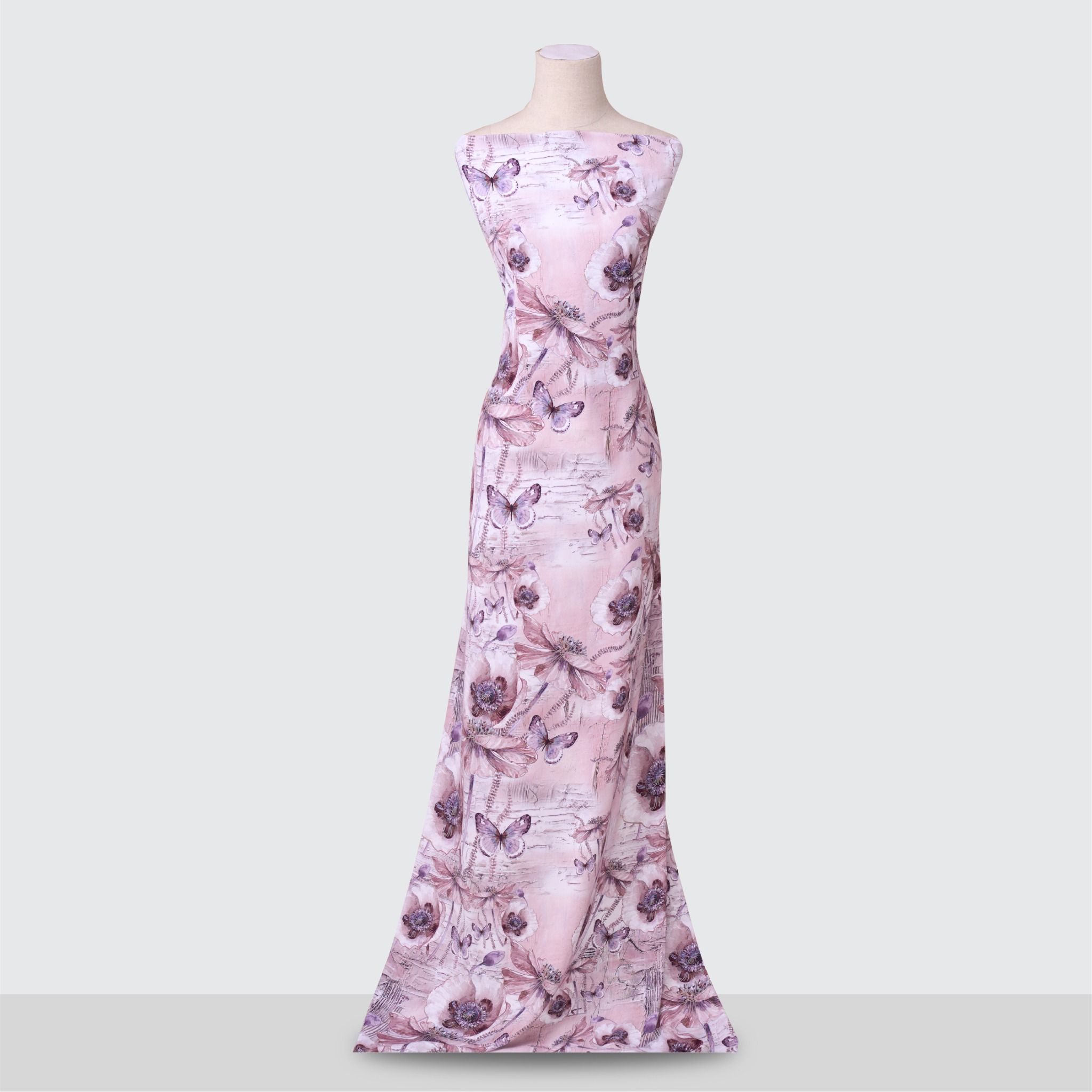 ASBR533322H0P Vải In Bông Đều Kháng Khuẩn Màu Nâu