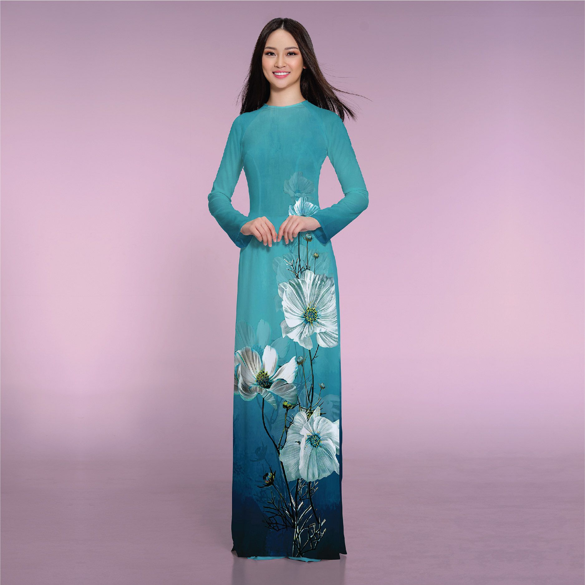 ASBR533657CHNVải Áo Dài In Họa Tiết Kháng Khuẩn Khổ 1m50 x Dài 2m1