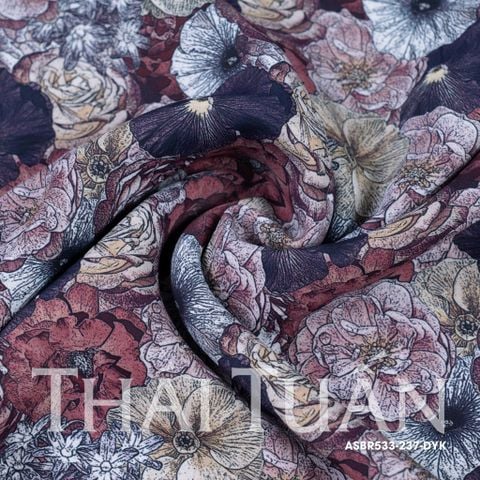 Vải In Bông Đều Cao Cấp Họa Tiết 1m5 x 2m ASBR533237DYK