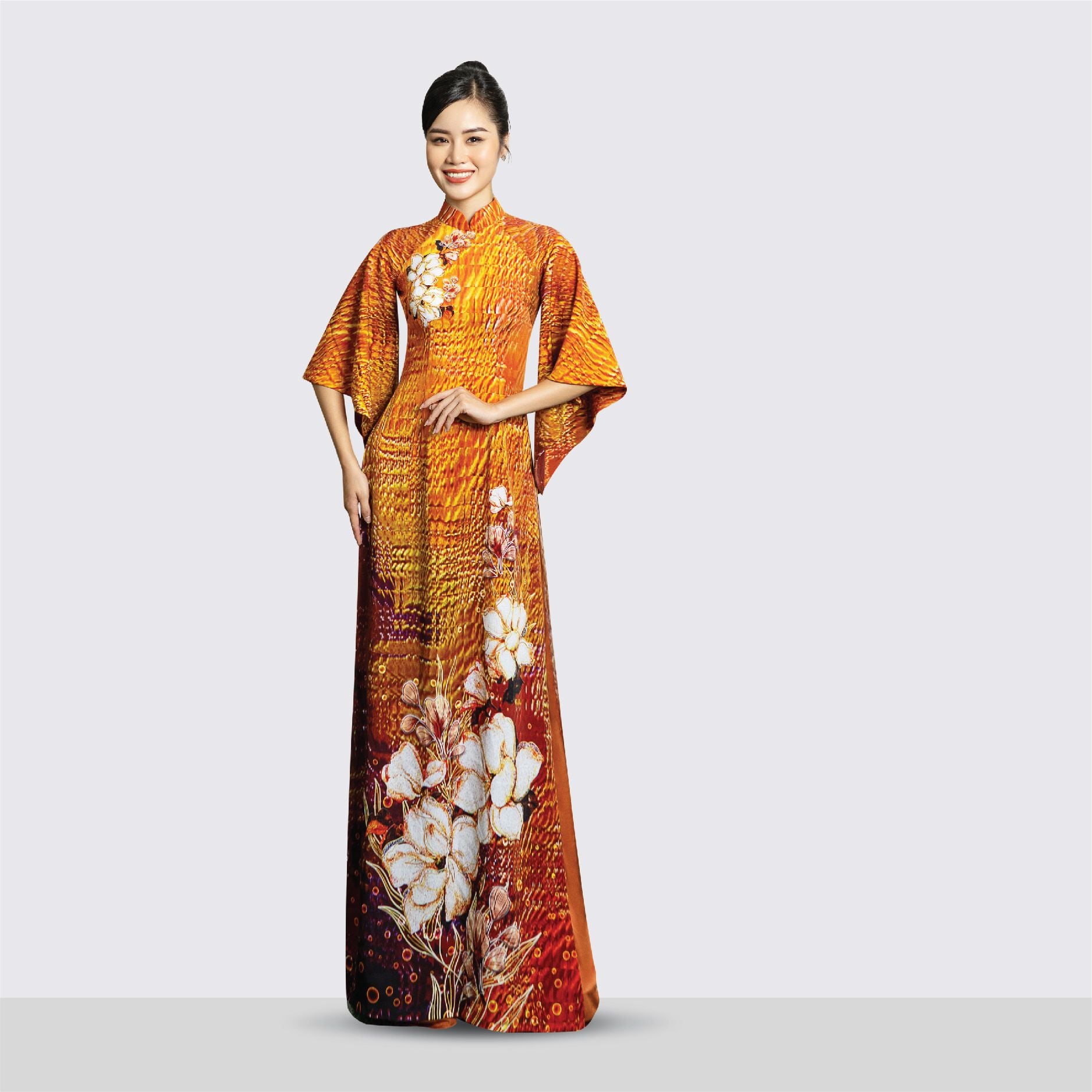 ASB6720N49G1X Vải Áo Dài Cao Cấp Hương Thơm Kháng Khuẩn