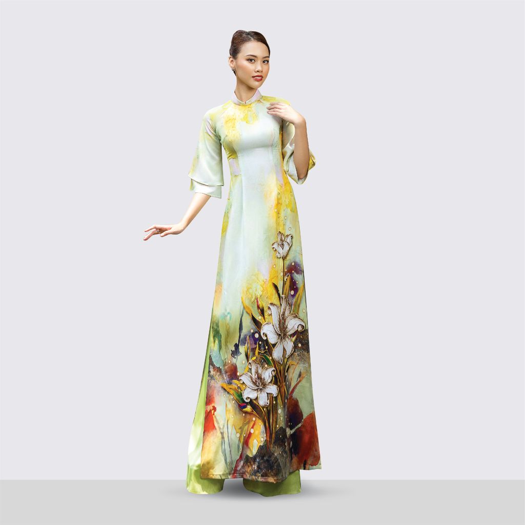 Vải Áo Dài Satin Hương Thơm Kháng Khuẩn Khổ 1mx2m3 ASBA720078DG2
