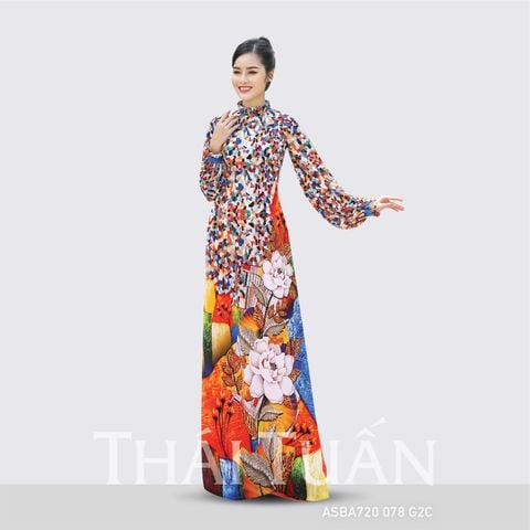 Vải Áo Dài Satin Hương Thơm Kháng Khuẩn Khổ 1mx2m3 ASBA720078DG2