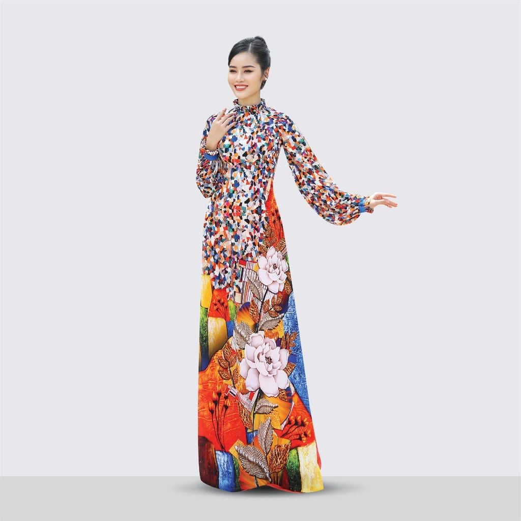 Vải Áo Dài Satin Hương Thơm Kháng Khuẩn Khổ 1mx2m3 ASBA720078DG2