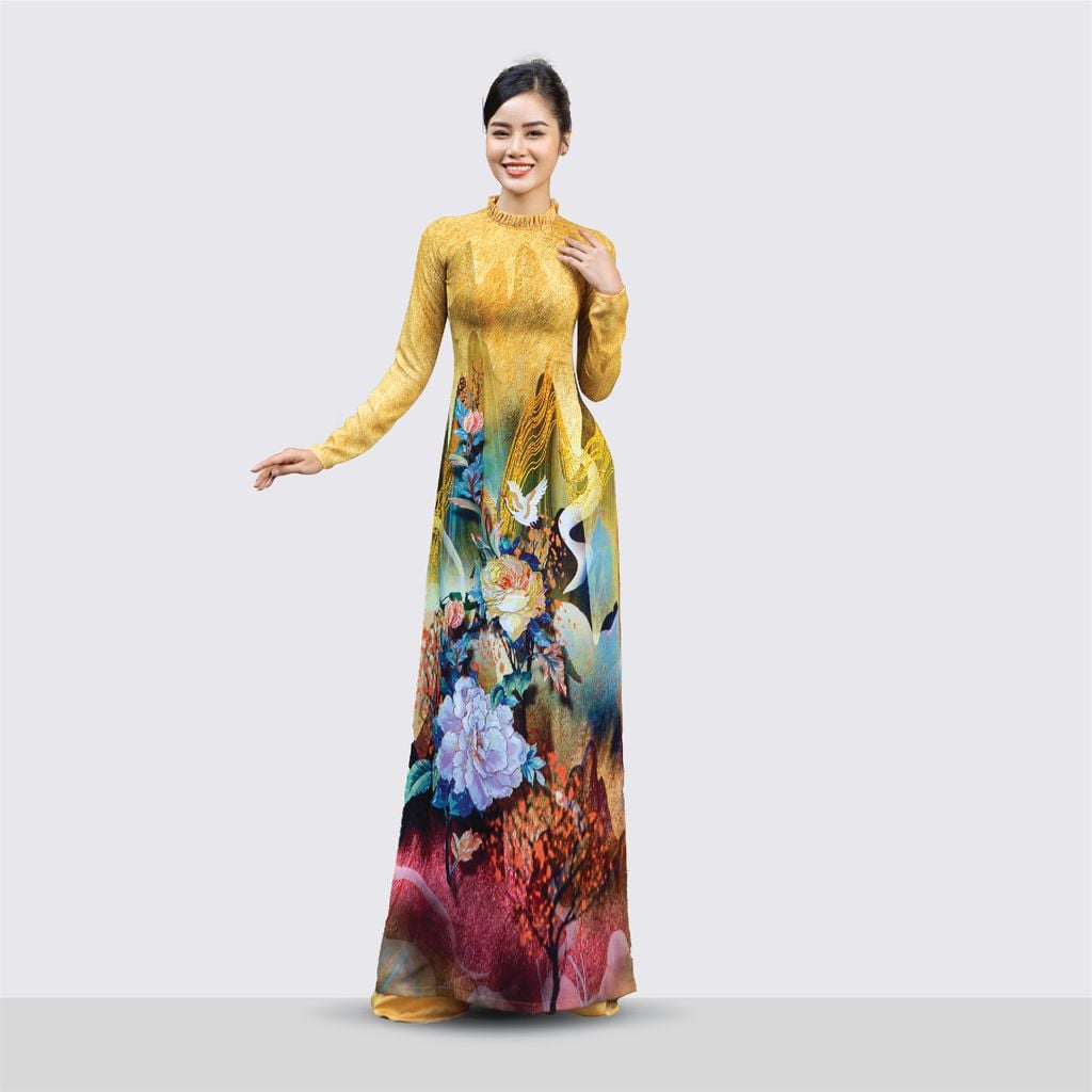 Vải Áo Dài Satin Hương Thơm Kháng Khuẩn Khổ 1mx2m3 ASBA720078DG5
